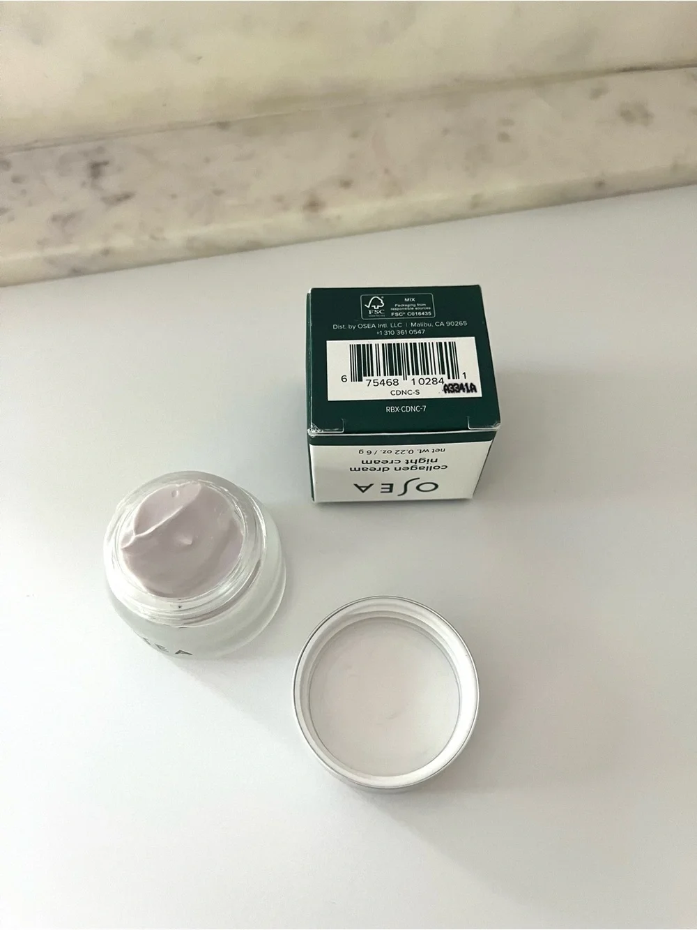 OSEA Collagen Dream Night Cream, Mini NWT